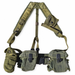 LC-2 ALICE six-piece base web gear set with belt, Y-suspenders, two magazine pouches, first-aid pouch and canteen cover