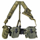 LC-2 ALICE six-piece base web gear set with belt, Y-suspenders, two magazine pouches, first-aid pouch and canteen cover