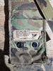Original Eagle Industries label showing MP1-M4/2-MS-5CCA, NSN 8465-01-575-1676 and two-magazine capacity