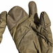 Close-up of textured SuperFabric grip patches on the mitt, index finger and thumb.