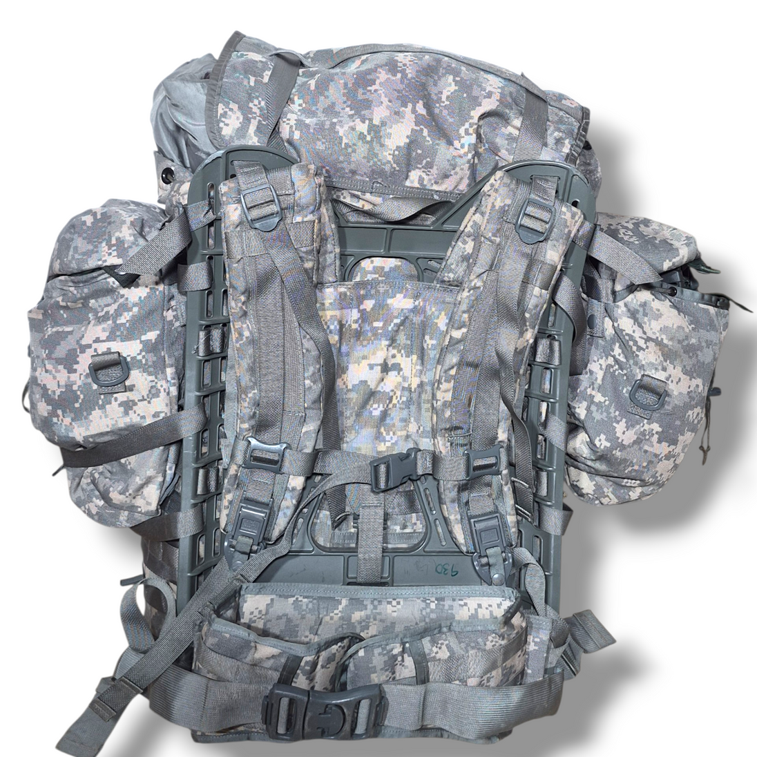 Back of army digital Camouflage backback