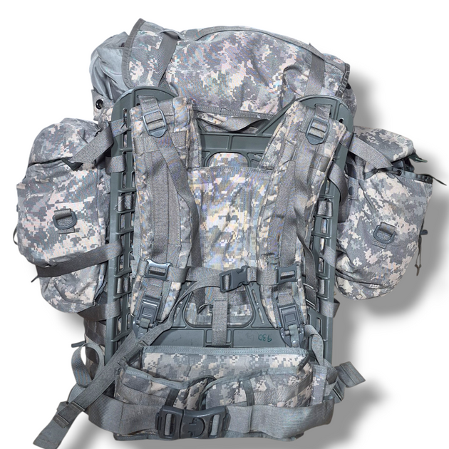 Back of army digital Camouflage backback
