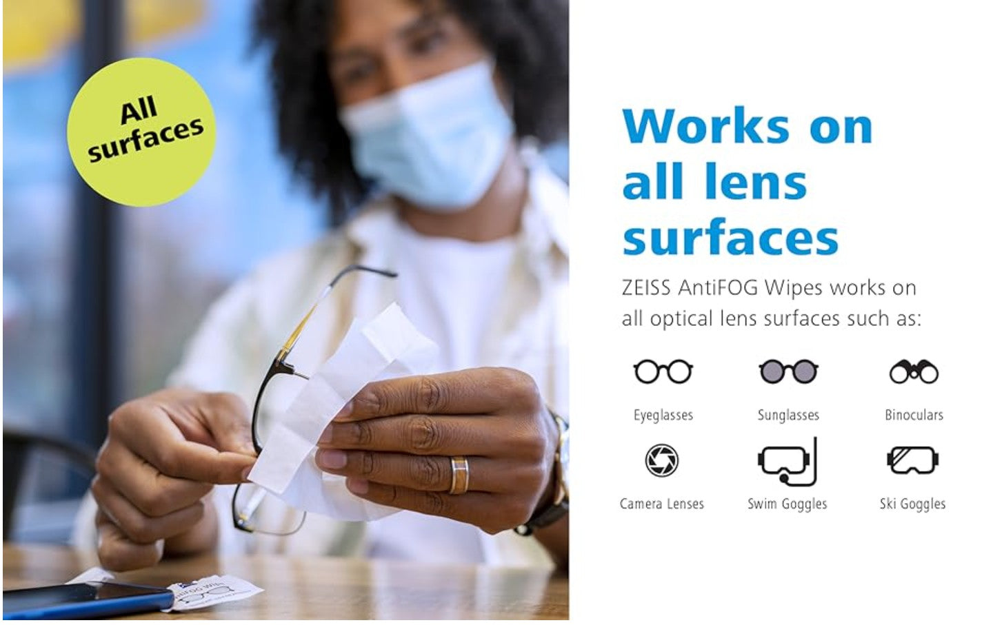 ZEISS AntiFOG wipes 4-PACK