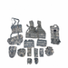 ACU/UCP rifleman kit without the assault pack, showing the FLC vest, hydration carrier and pouch components