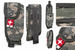 USGI Air Warrior ACU UCP multi-purpose pouch white-background composite showing front, back and NSN label