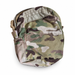 Used Persistent Systems camouflage pouch with its zipper partly open