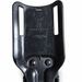 Safariland belt-loop mount closeup showing branding and used surface wear